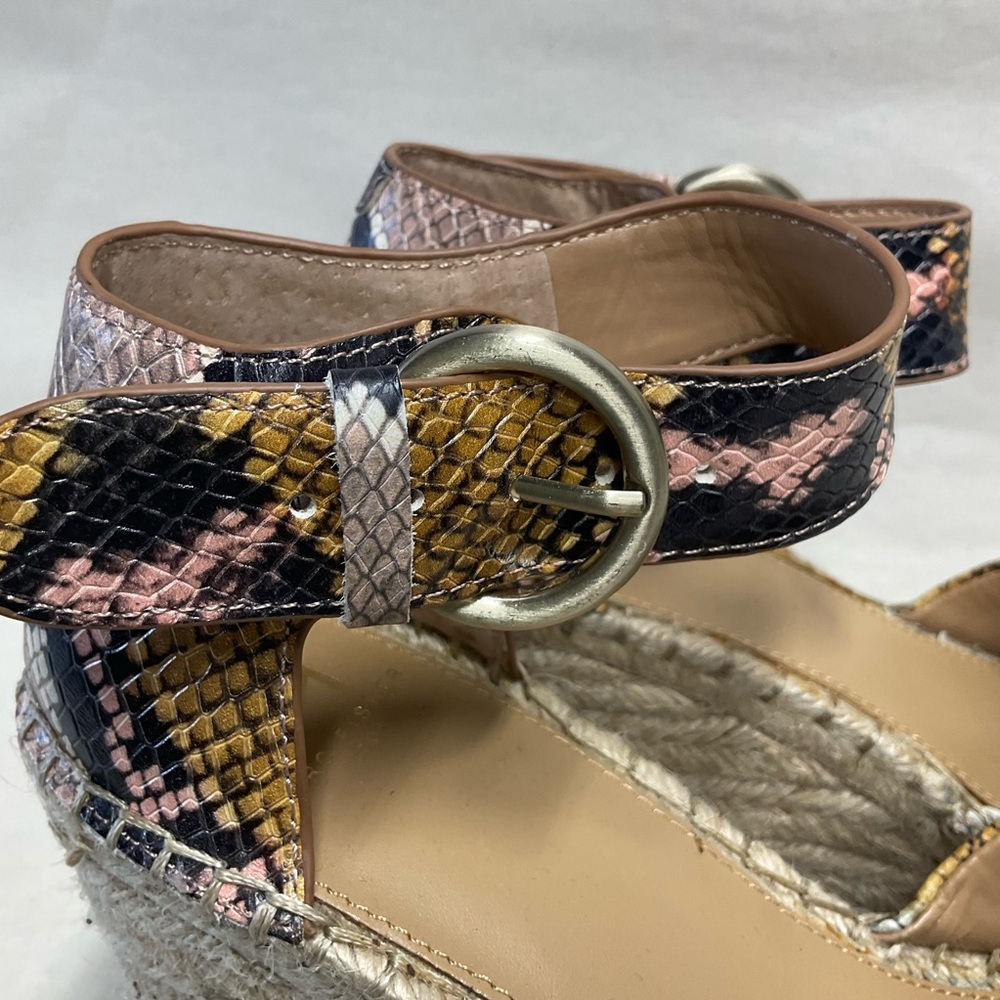 Marc Fisher LTD Women's Lalida Espadrille Wedge Sandals Size 7.5 - Picture 4 of 15